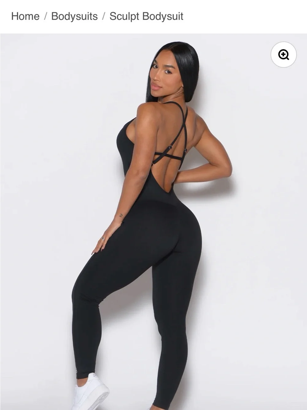Bombshell Sportswear Black Seamless Sculpt Bodysuit - Picture 2 of 9